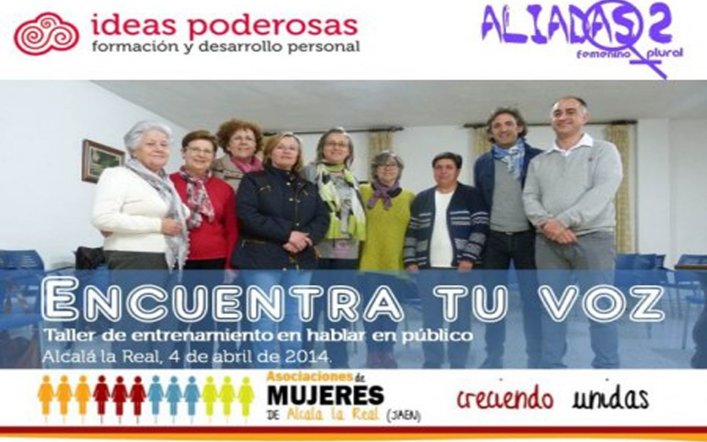 Encuentra tu voz – Asociaciones de Mujeres de Alcalá la Real (Jaén)